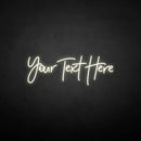 'you text here' neon sign - VINTAGE SIGN