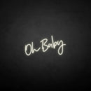 'Oh baby' neon sign - VINTAGE SIGN