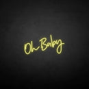 'Oh baby' neon sign - VINTAGE SIGN