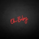 'Oh baby' neon sign - VINTAGE SIGN
