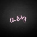 'Oh baby' neon sign - VINTAGE SIGN