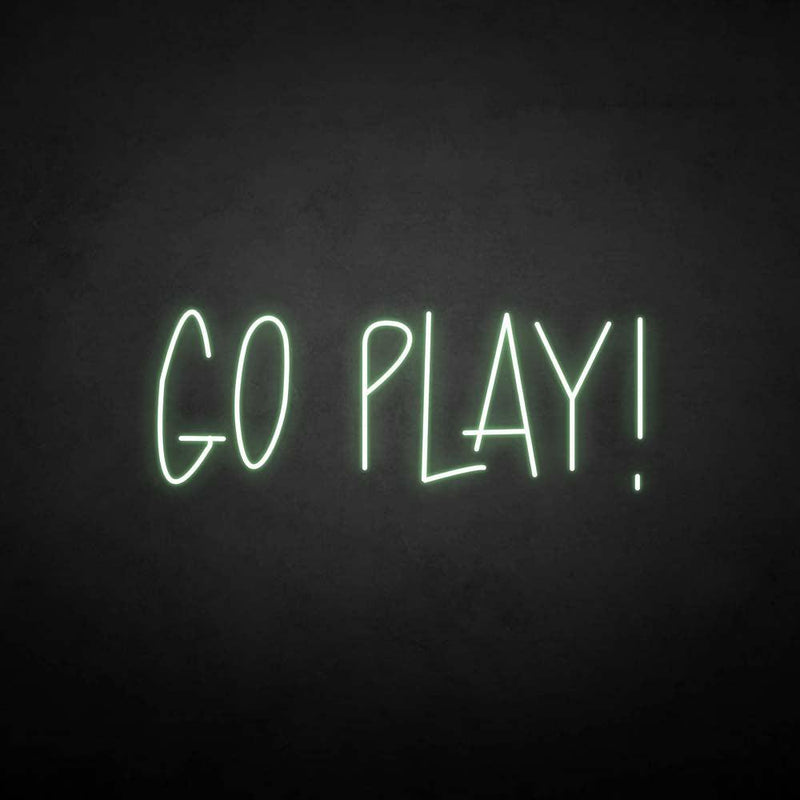 'Go play' neon sign - VINTAGE SIGN