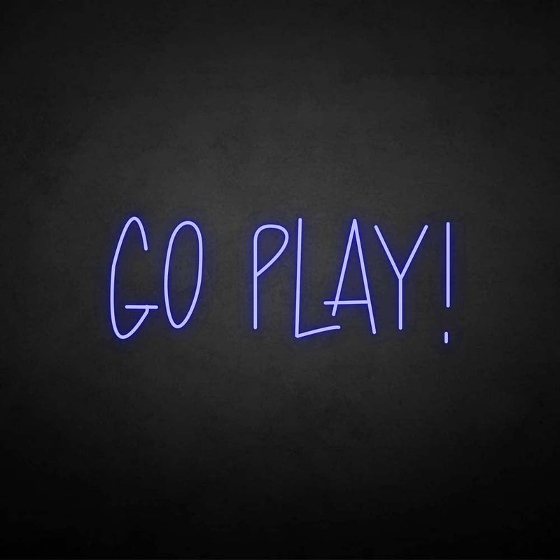 'Go play' neon sign - VINTAGE SIGN