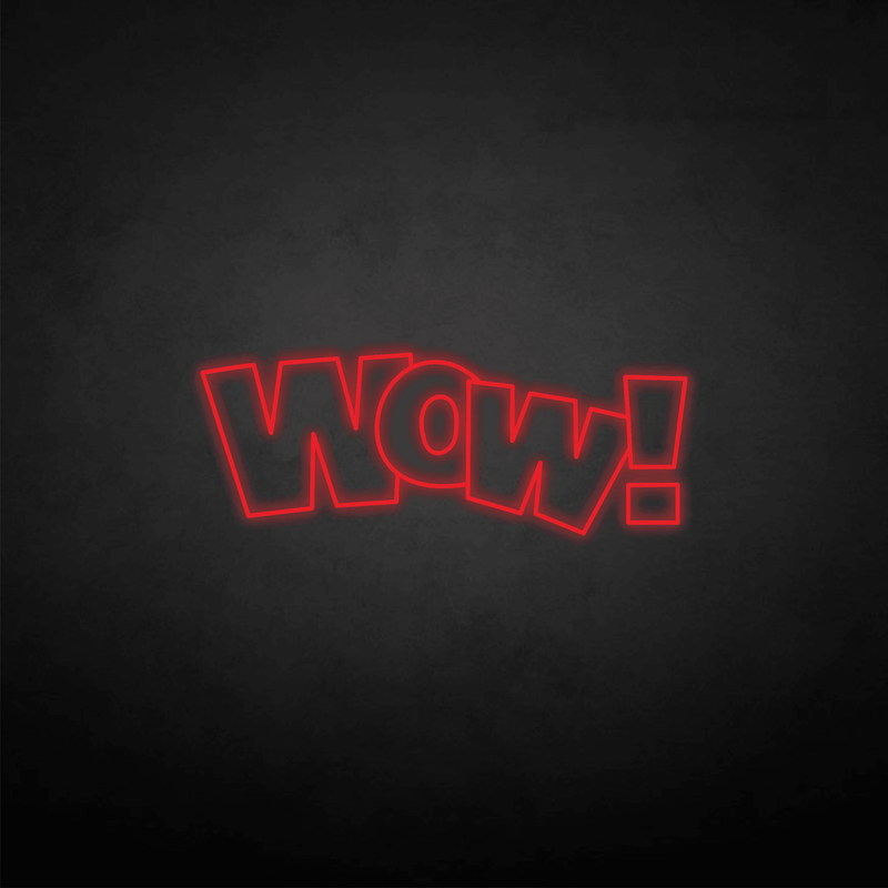 WOW! neon sign - VINTAGE SIGN