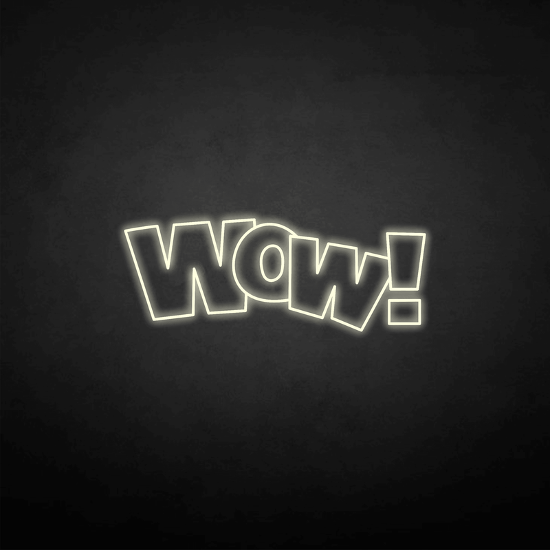 WOW! neon sign - VINTAGE SIGN